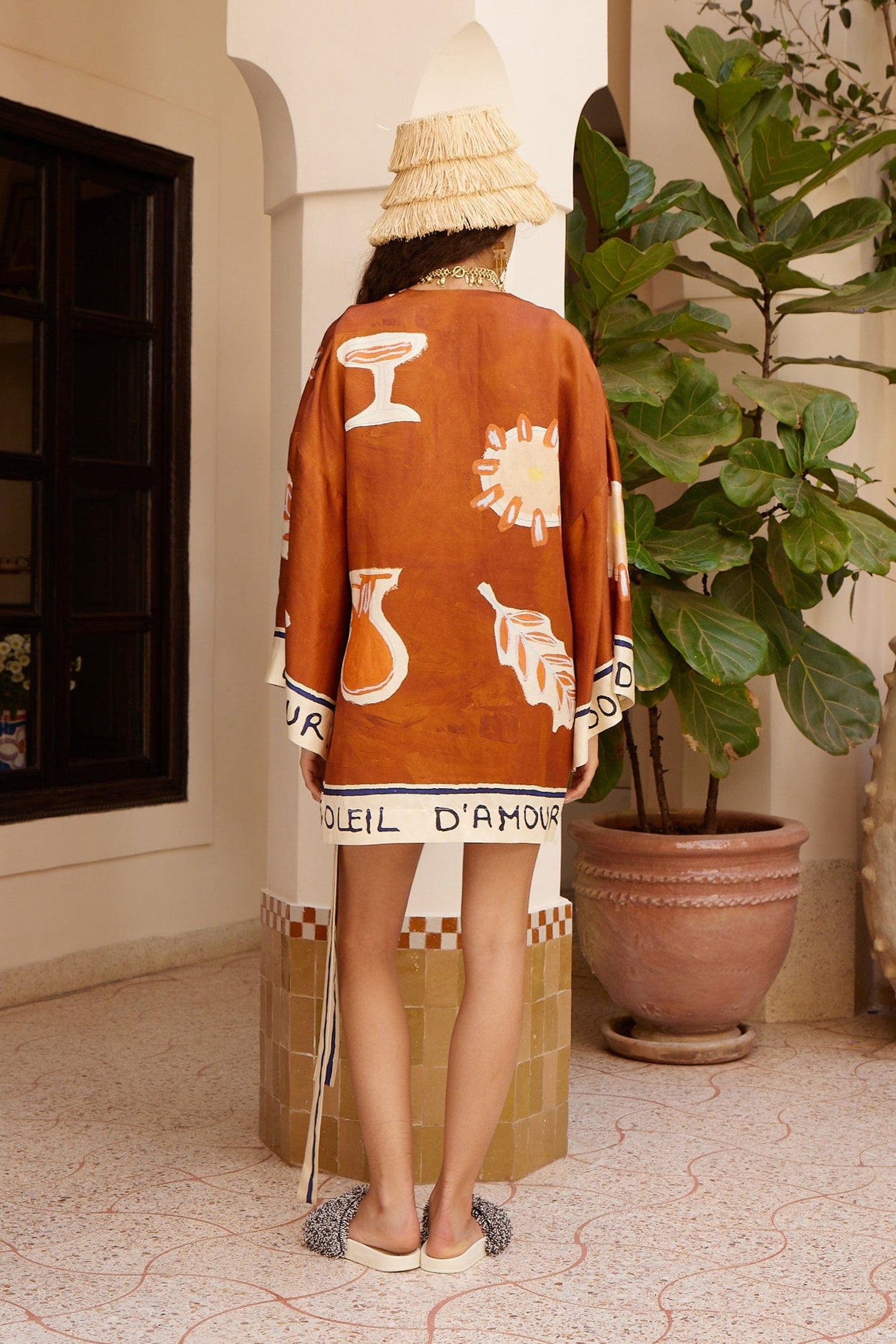 Alemais | Soleil D'Amour Wrap Mini Dress - Rust