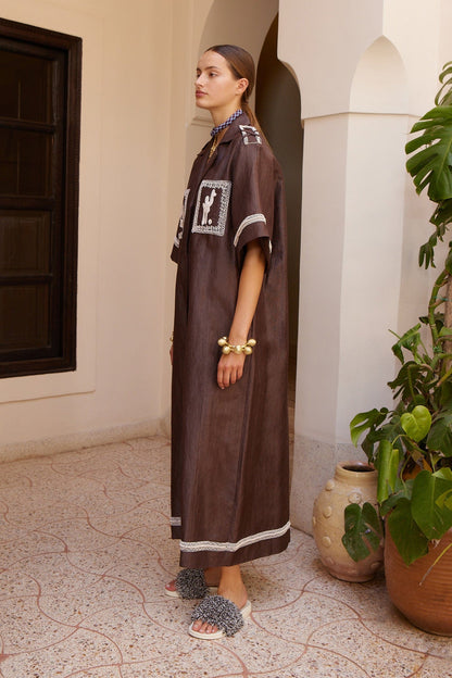 Alemais | Leandra Corded Relaxed Shirtdress