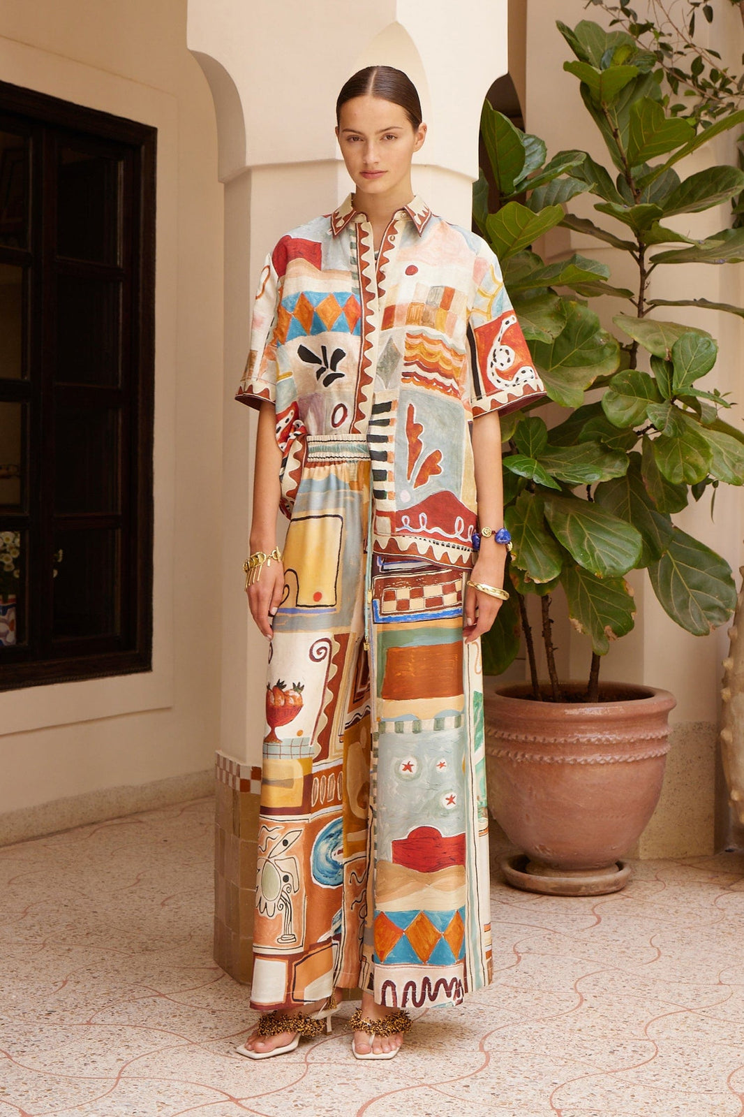 Michelle Silk Pant main image 1