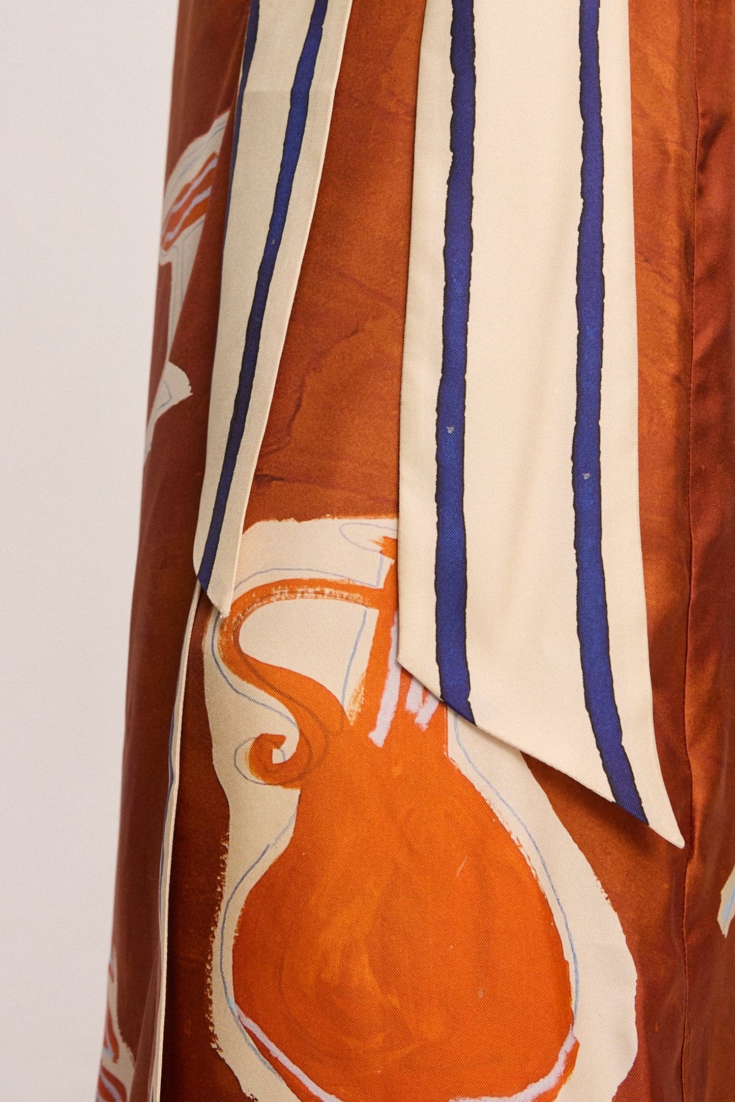 Alemais | Soleil D'Amour Silk Sarong - Rust