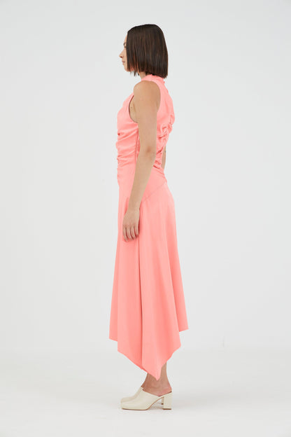 Third Form | Allure Gathered Tank Dress - Dahlia