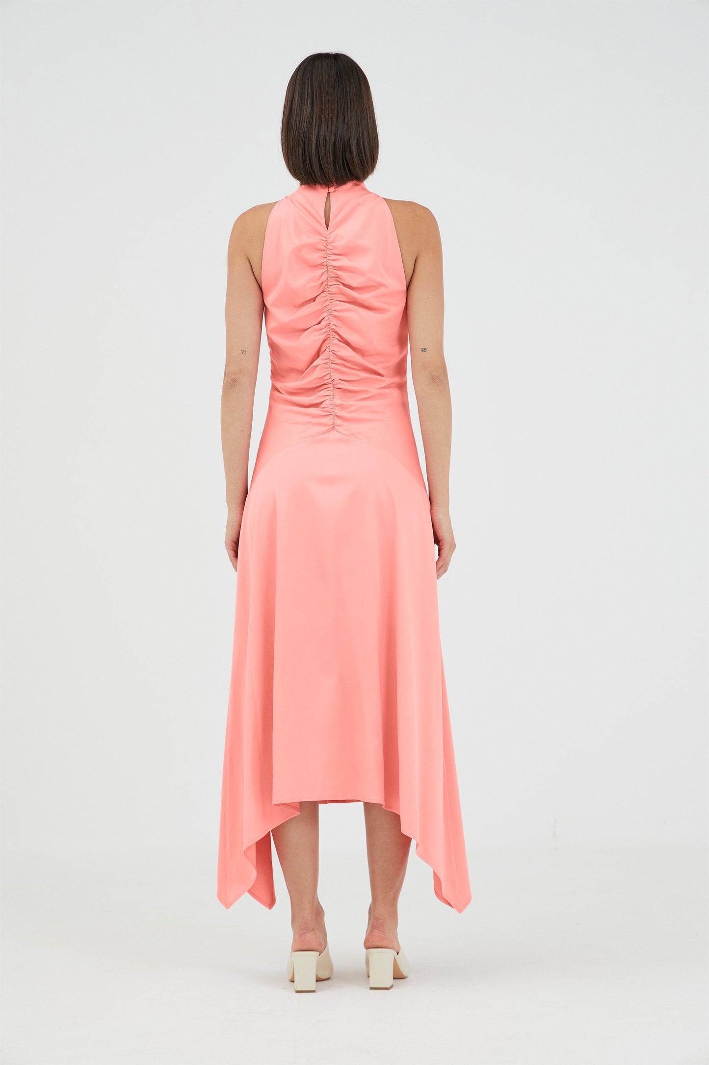 Third Form | Allure Gathered Tank Dress - Dahlia