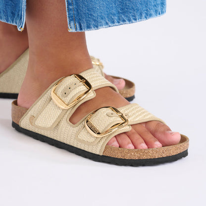 Birkenstock | Arizona Big Buckle Raffia Regular - Natural