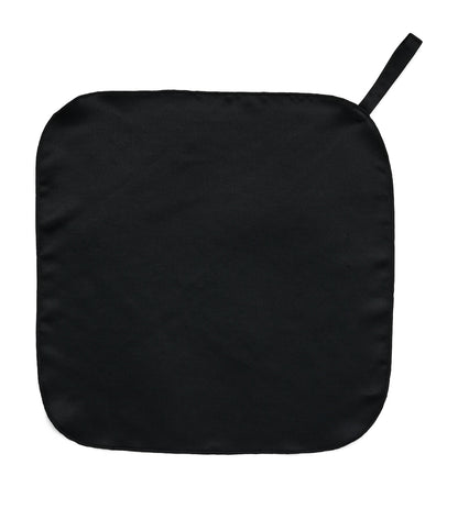 Hyoumankind | Hair Tie/Face Cloth Bundle - Silk Black