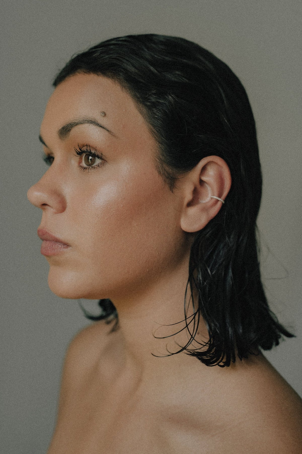 State Of Mind | Ria Ear Cuff - White Gold
