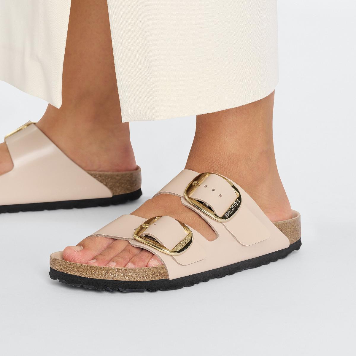 Birkenstock | Arizona Big Buckle High Shine Regular - New Beige