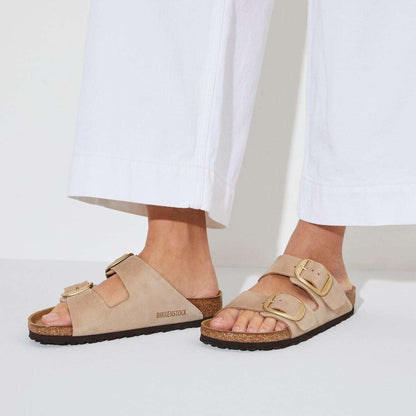 Birkenstock | Arizona Big Buckle Nubuck Regular - Sand Castle