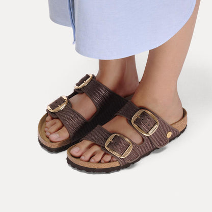 Birkenstock | Arizona Big Buckle Raffia Regular - Carafe