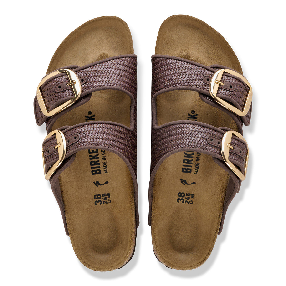 Birkenstock | Arizona Big Buckle Raffia Regular - Carafe