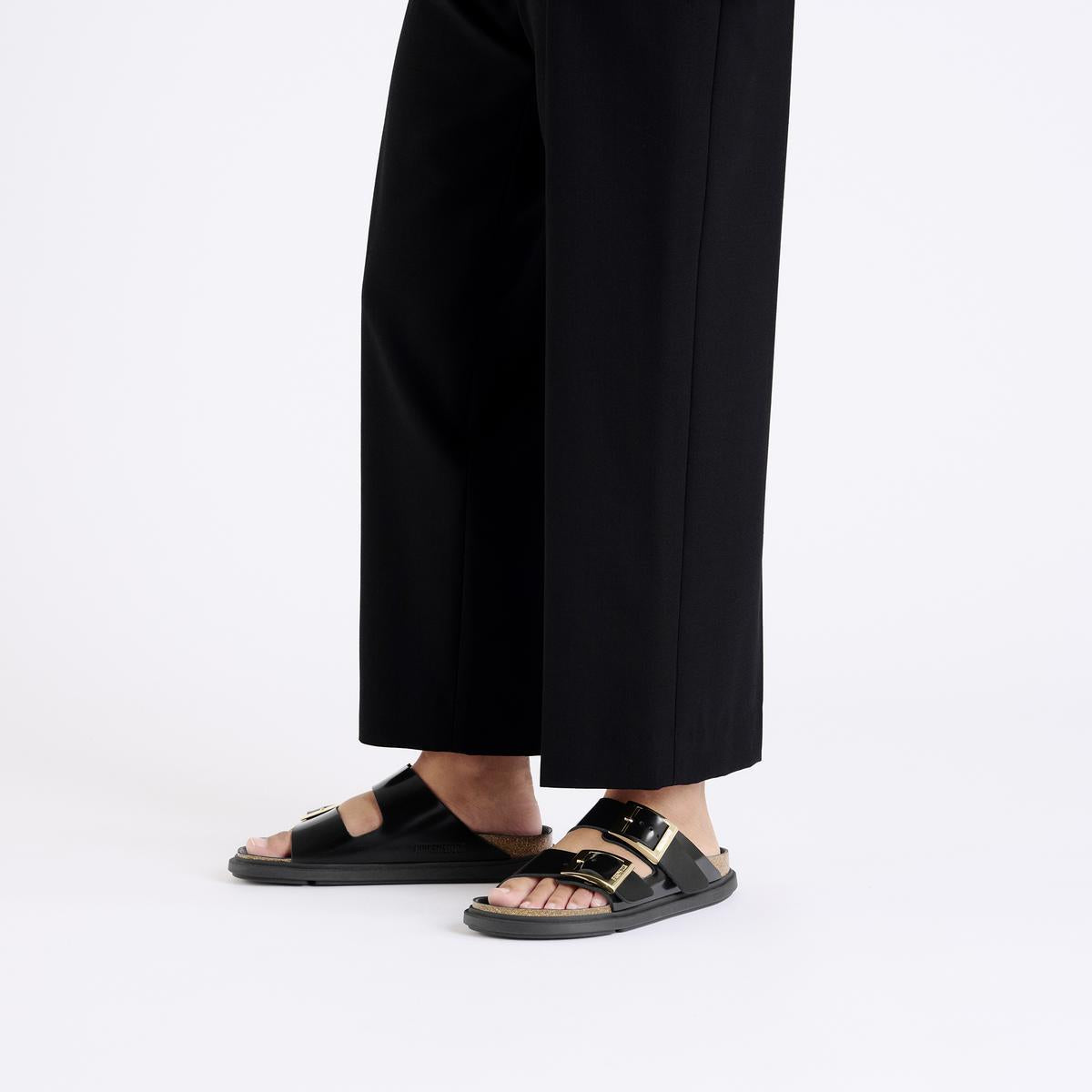 Birkenstock | Arizona Droplet Buckle High Shine Regular - Black