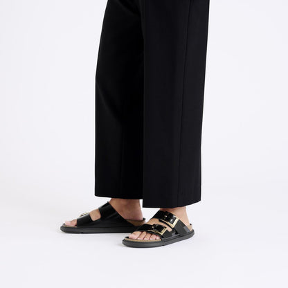 Birkenstock | Arizona Droplet Buckle High Shine Regular - Black