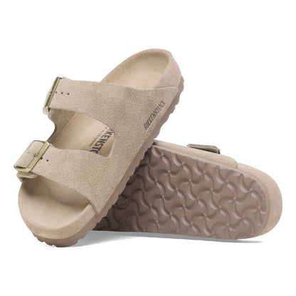 Birkenstock | Arizona Exquisite Suede Regular - Taupe