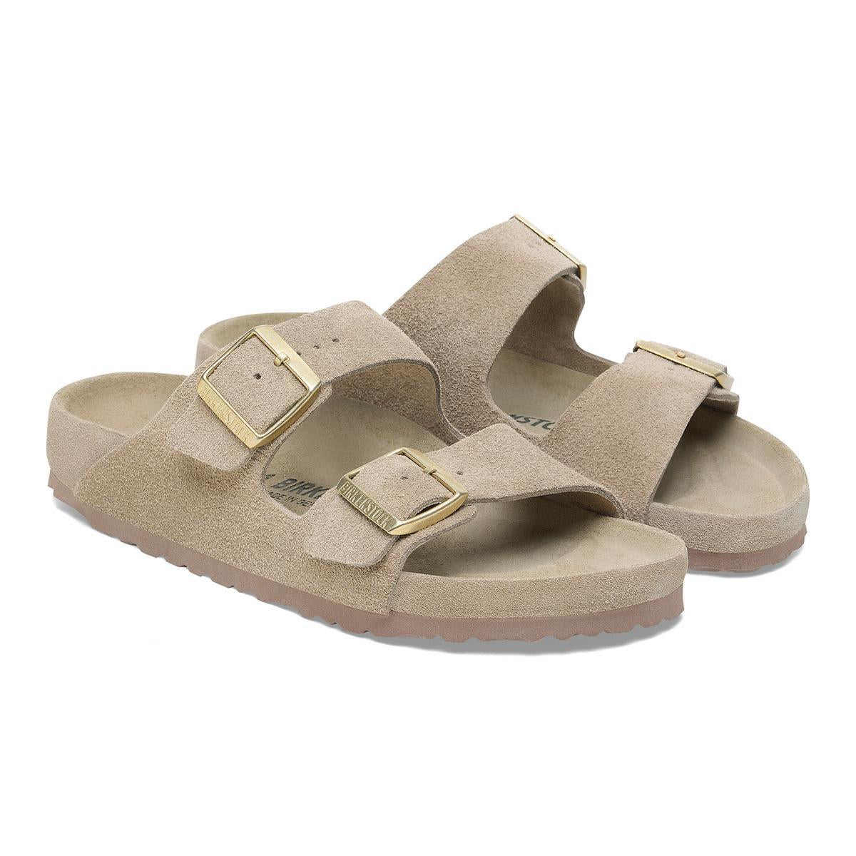 Birkenstock | Arizona Exquisite Suede Regular - Taupe