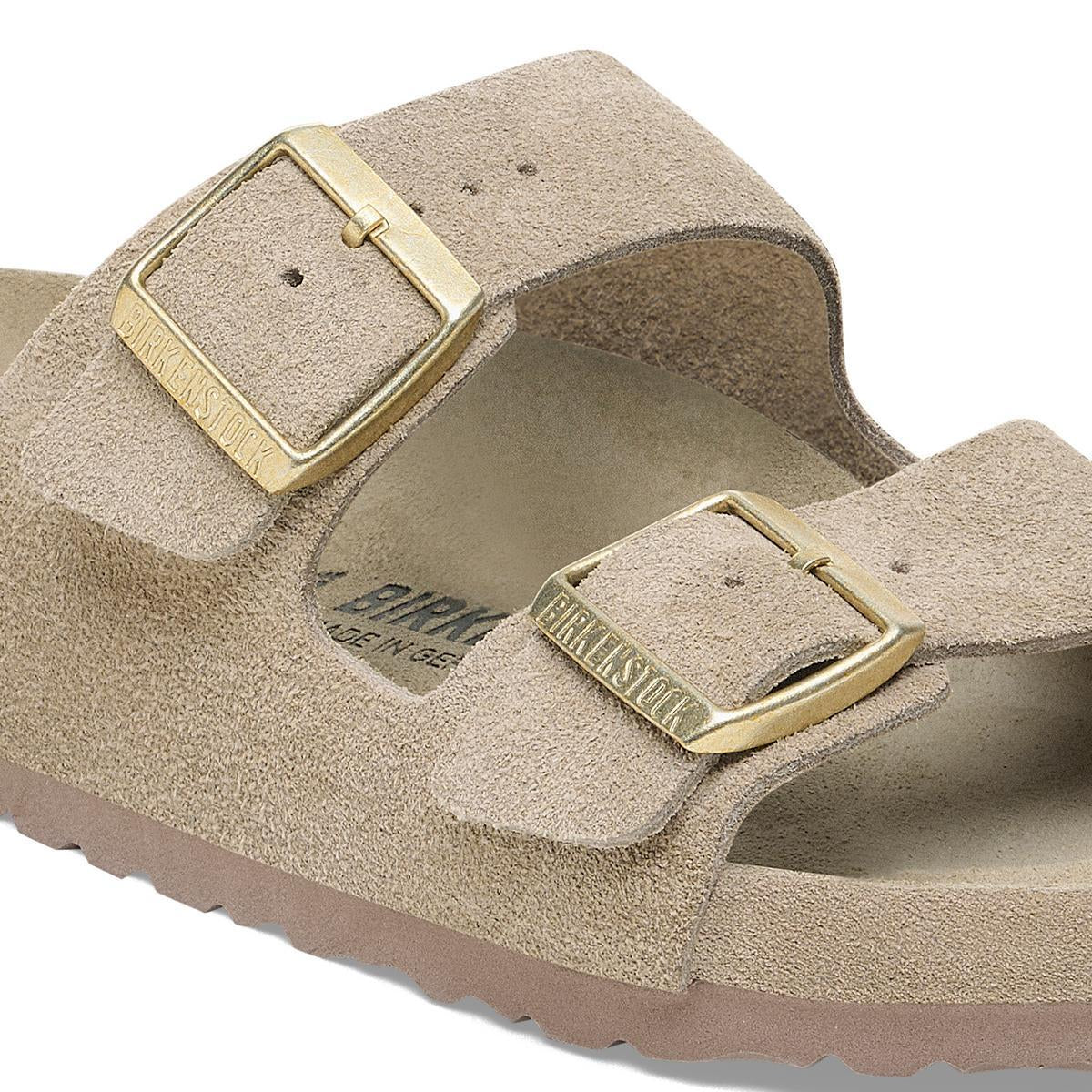 Birkenstock | Arizona Exquisite Suede Regular - Taupe