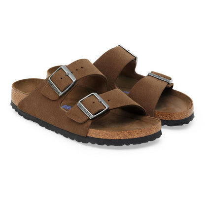 Birkenstock | Arizona Soft Foot Bed Suede Reg - Dark Tea