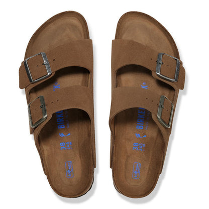 Birkenstock | Arizona Soft Foot Bed Suede Reg - Dark Tea