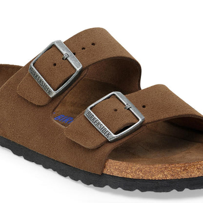 Birkenstock | Arizona Soft Foot Bed Suede Reg - Dark Tea