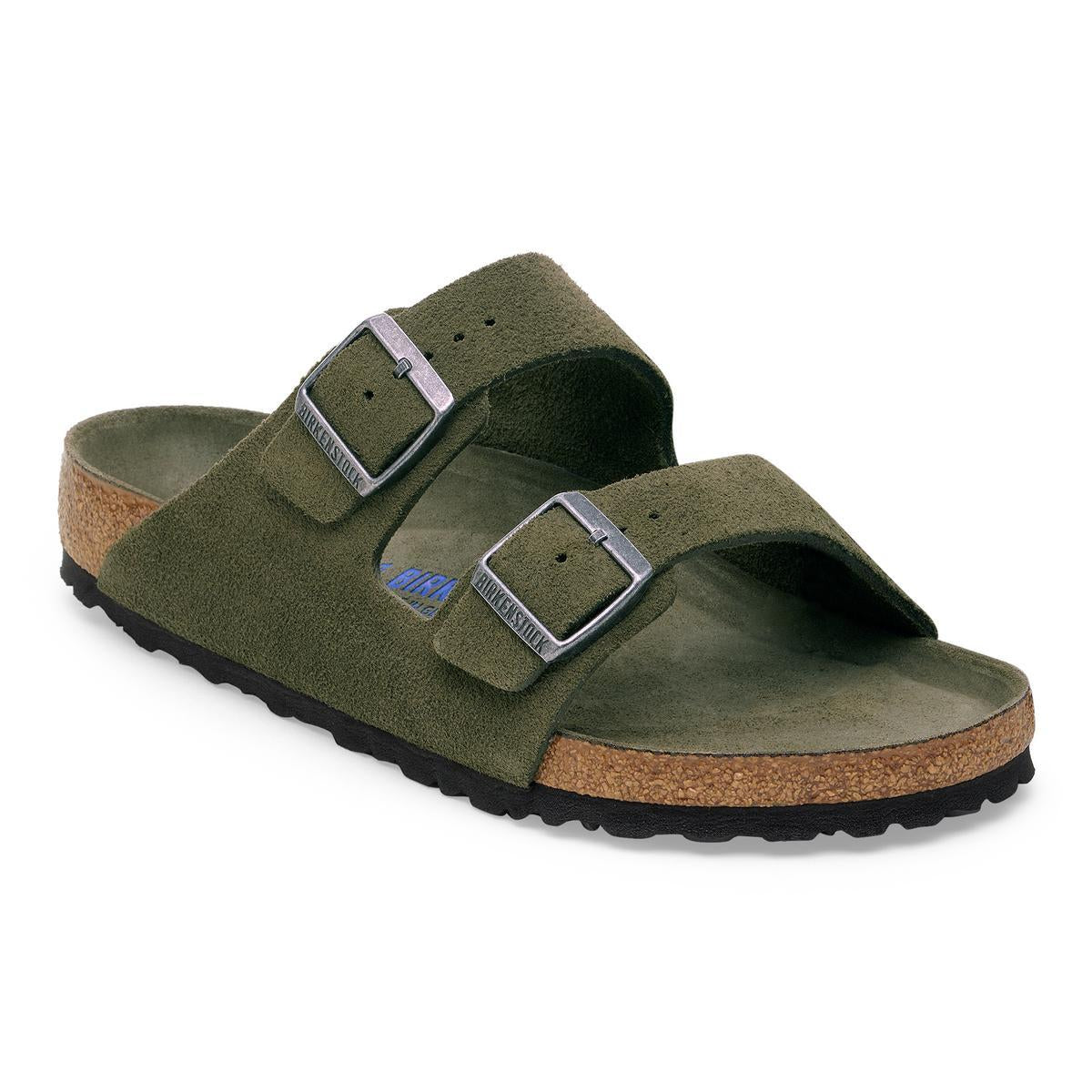 Birkenstock | Arizona Soft Foot Bed Suede Reg - Thyme