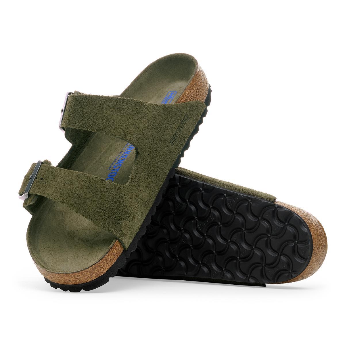 Birkenstock | Arizona Soft Foot Bed Suede Reg - Thyme