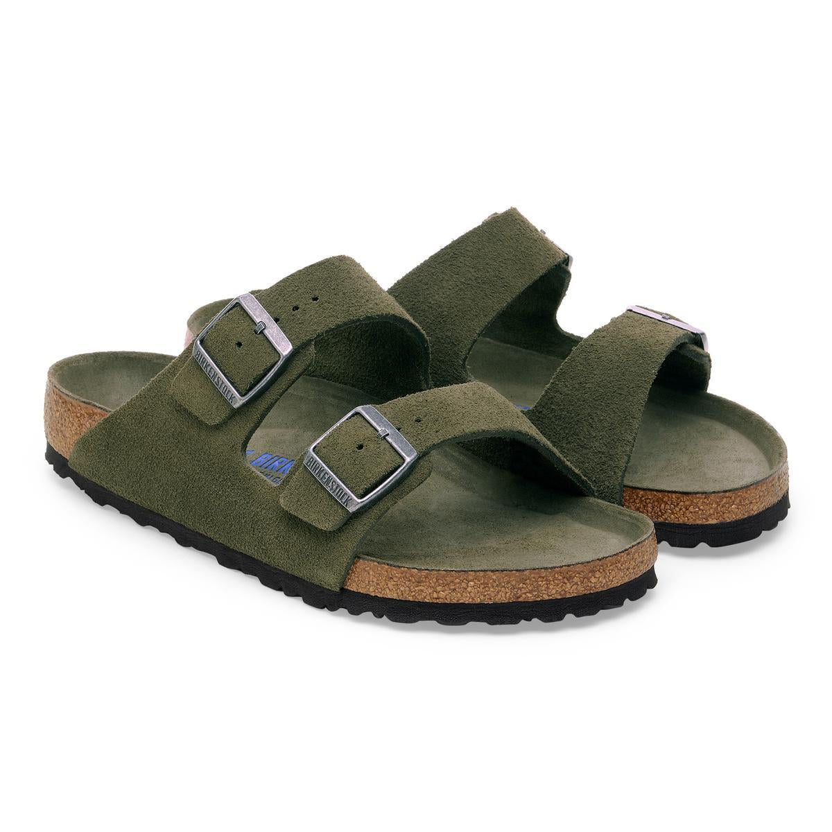 Birkenstock | Arizona Soft Foot Bed Suede Reg - Thyme