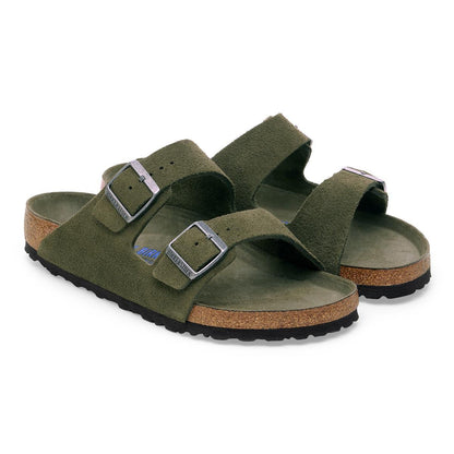 Birkenstock | Arizona Soft Foot Bed Suede Reg - Thyme