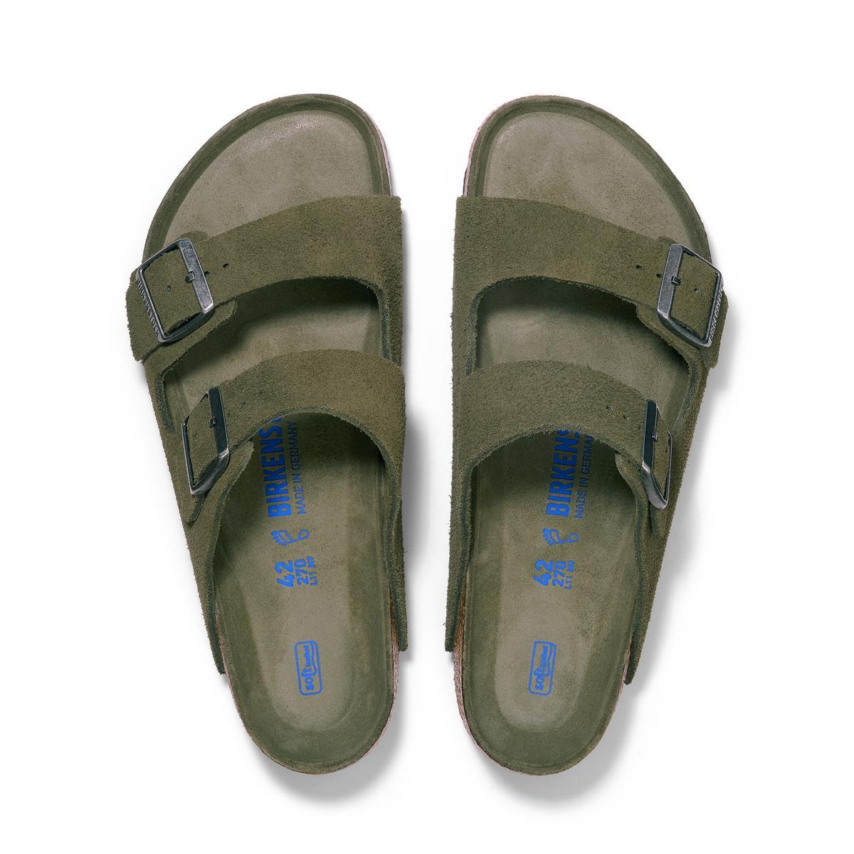 Birkenstock | Arizona Soft Foot Bed Suede Reg - Thyme