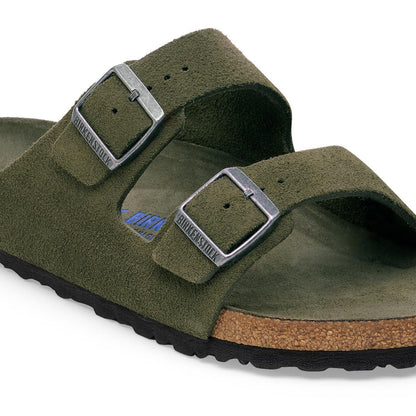 Birkenstock | Arizona Soft Foot Bed Suede Reg - Thyme