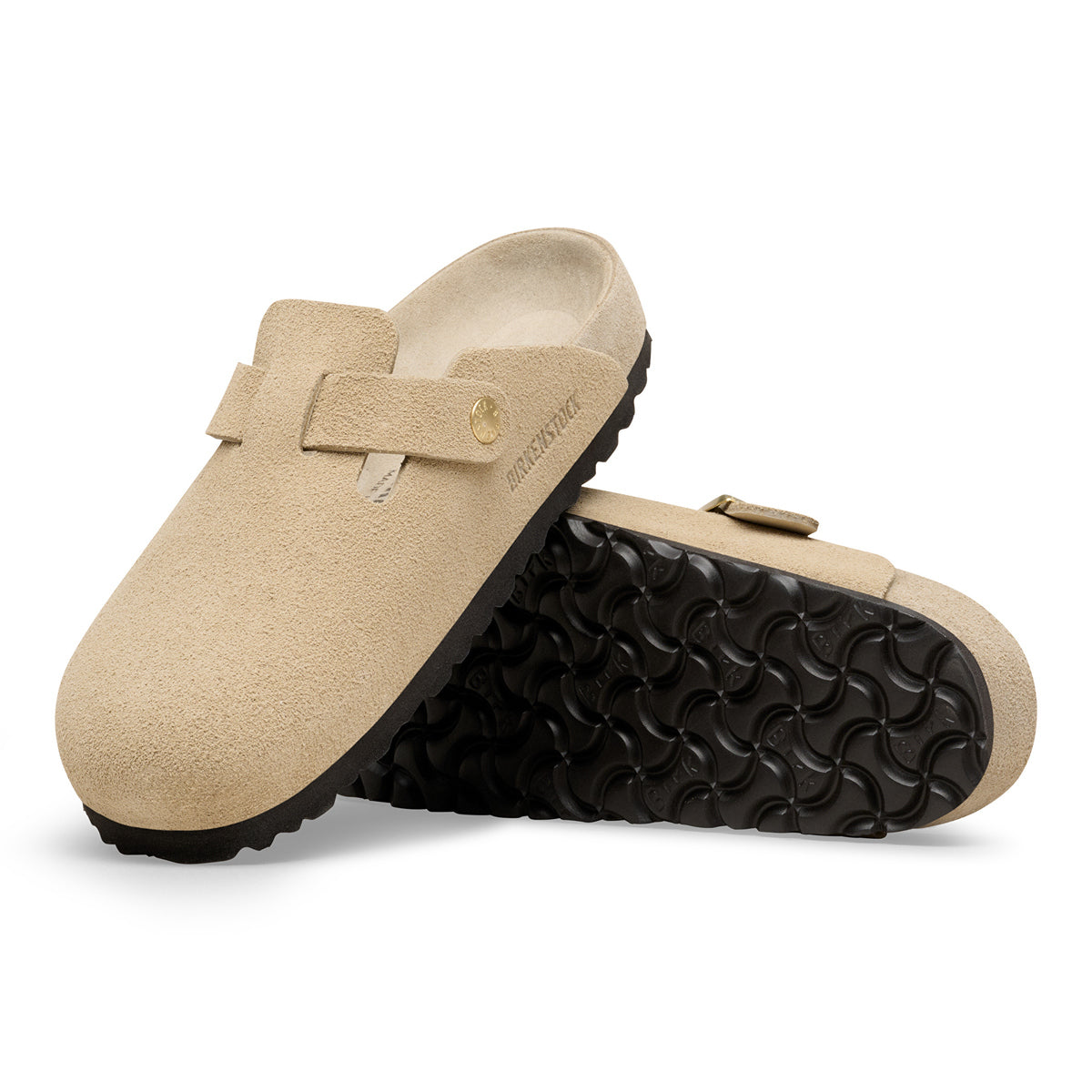 Birkenstock | Boston Exquisite Suede Regular - Taupe