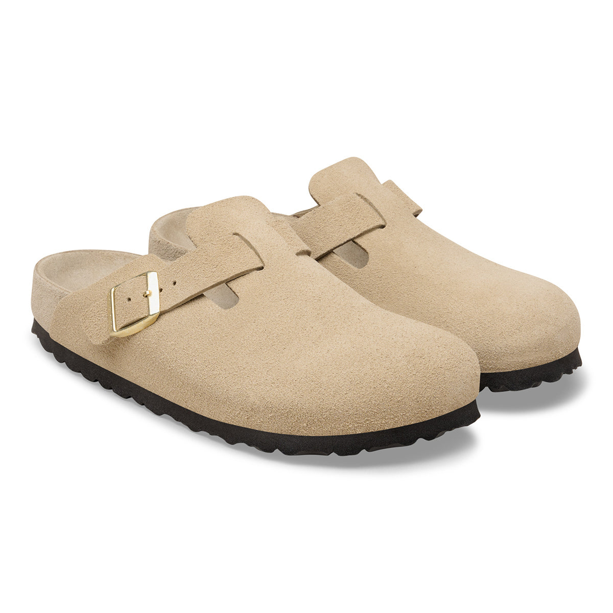 Birkenstock | Boston Exquisite Suede Regular - Taupe