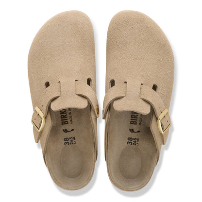 Birkenstock | Boston Exquisite Suede Regular - Taupe