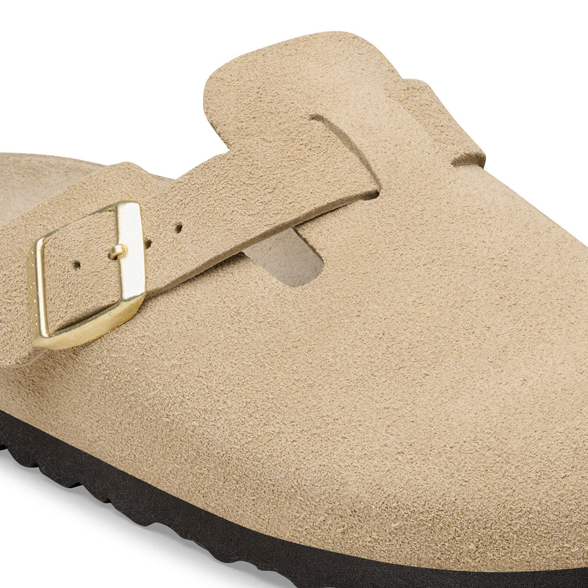 Birkenstock | Boston Exquisite Suede Regular - Taupe