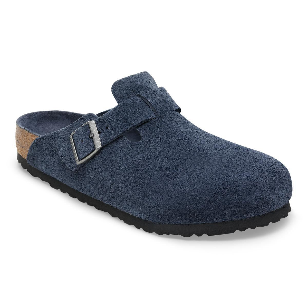 Birkenstock | Boston Soft Footbed Suede Regular - New Navy