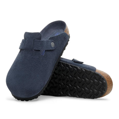 Birkenstock | Boston Soft Footbed Suede Regular - New Navy