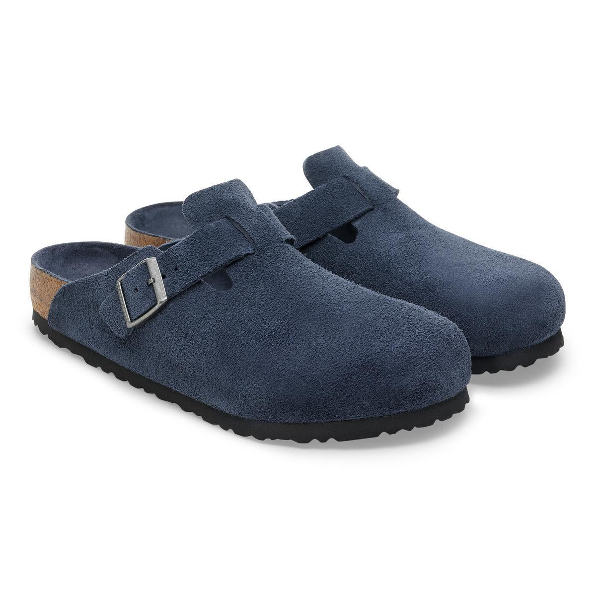 Birkenstock | Boston Soft Footbed Suede Regular - New Navy