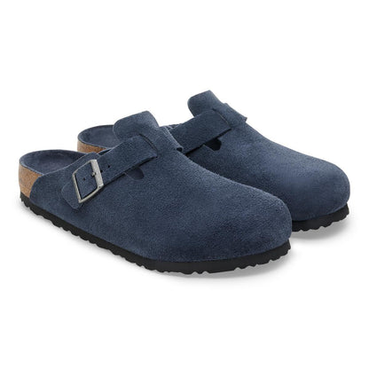 Birkenstock | Boston Soft Footbed Suede Regular - New Navy