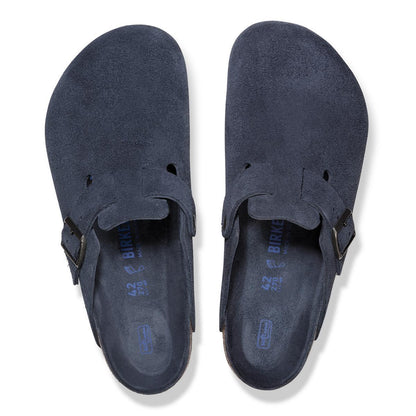 Birkenstock | Boston Soft Footbed Suede Regular - New Navy