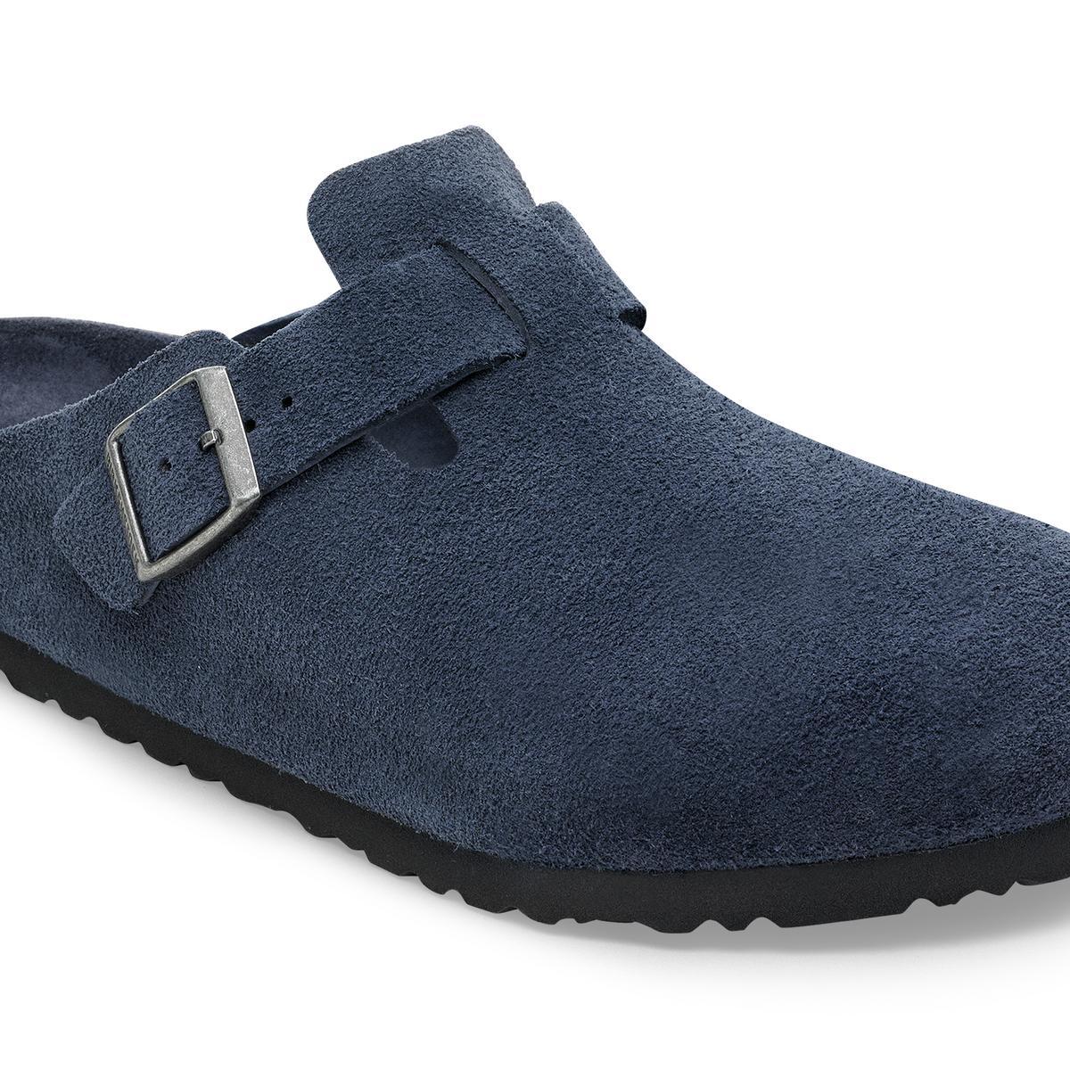 Birkenstock | Boston Soft Footbed Suede Regular - New Navy