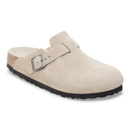 Birkenstock | Boston SFB Suede Regular - Oyster