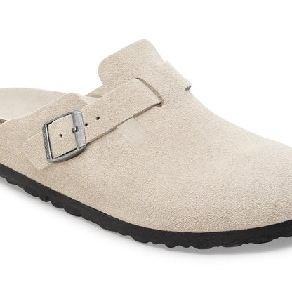 Birkenstock | Boston SFB Suede Regular - Oyster