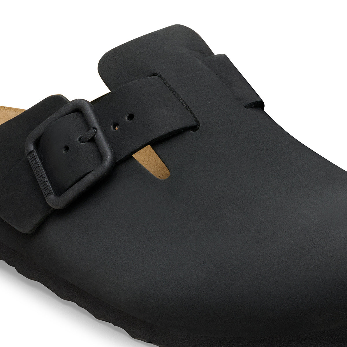 Birkenstock | Boston Wire Buckle Nubuck Regular - Black