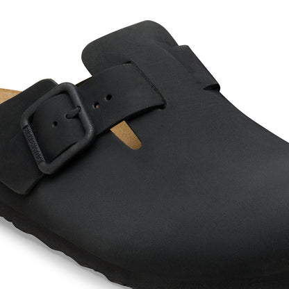 Birkenstock | Boston Wire Buckle Nubuck Regular - Black