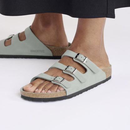 Birkenstock | Florida Nubuck Reg - Pure Sage