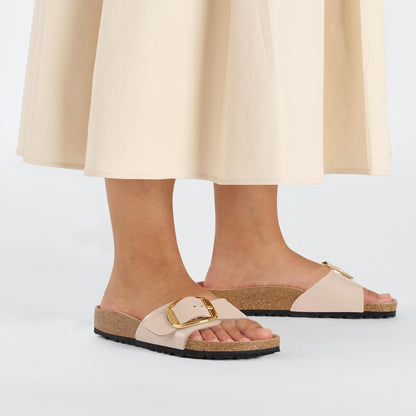 Birkenstock | Madrid Big Buckle High Shine Regular - New Beige
