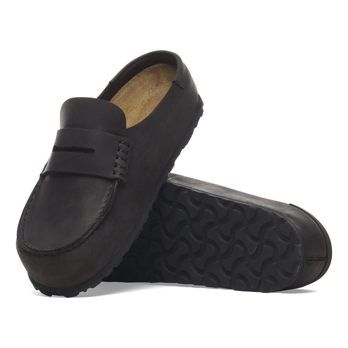 Birkenstock | Naples Wrapped Oiled Leather Regular - Black