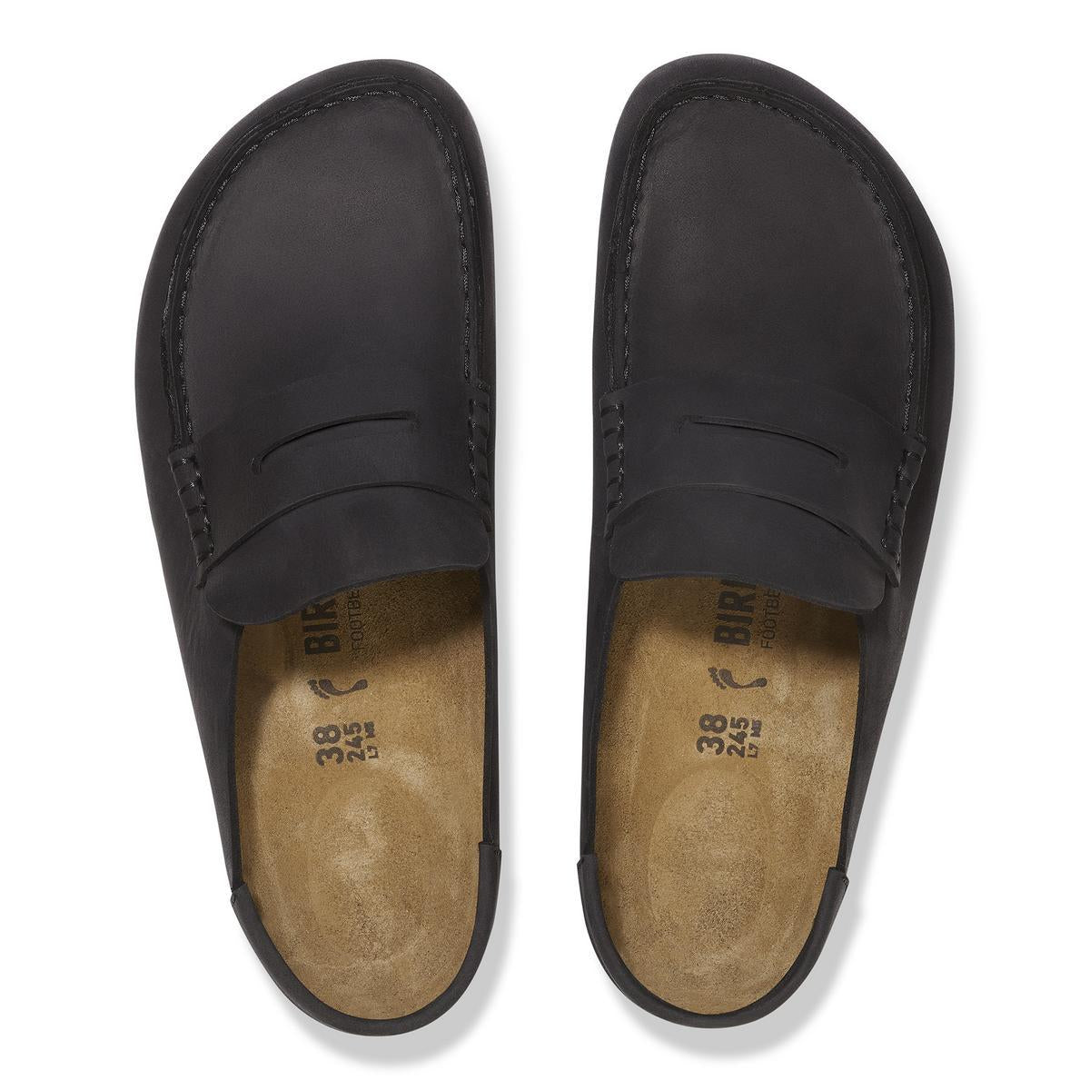 Birkenstock | Naples Wrapped Oiled Leather Regular - Black