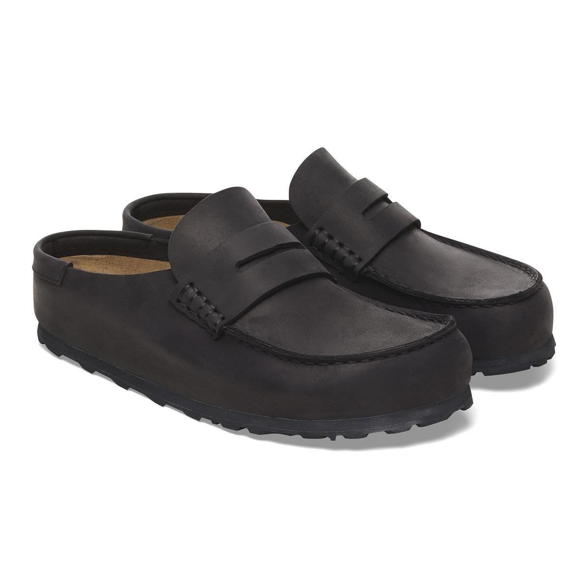 Birkenstock | Naples Wrapped Oiled Leather Regular - Black