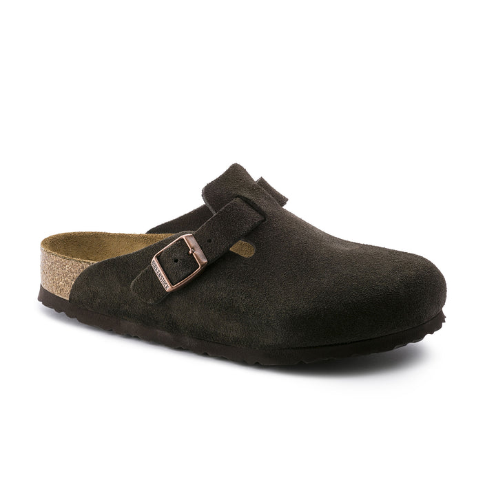 Birkenstock | Boston SFB Suede Narrow - Mocha