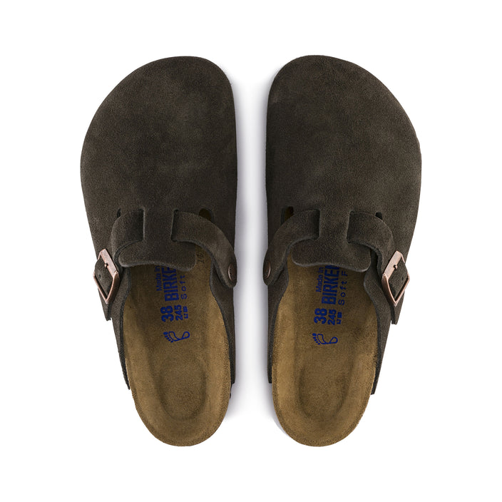 Birkenstock | Boston SFB Suede Narrow - Mocha
