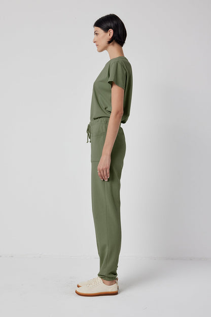 Velvet | Westlake Organic Cotton Trackpants - Army