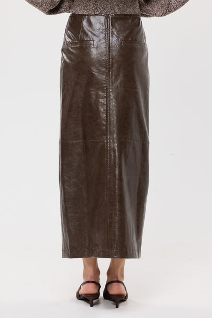 Bubish | Raye Maxi Skirt - Chocolate